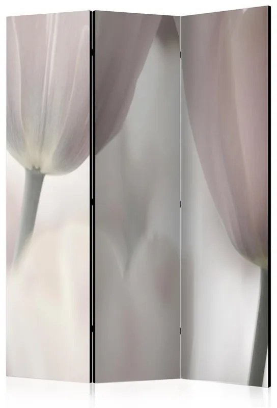 Paravento  Tulips fine art  black and white [Room Dividers]  Colore Grigio, Dimensioni e Misure 135x172