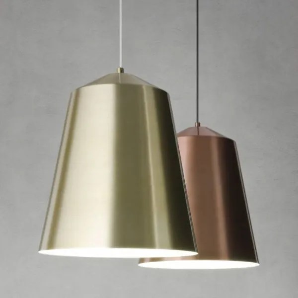 Redo 01-1104 - Lampadario a sospensione con filo AYLA 1xE27/42W/230V diametro 36 cm oro
