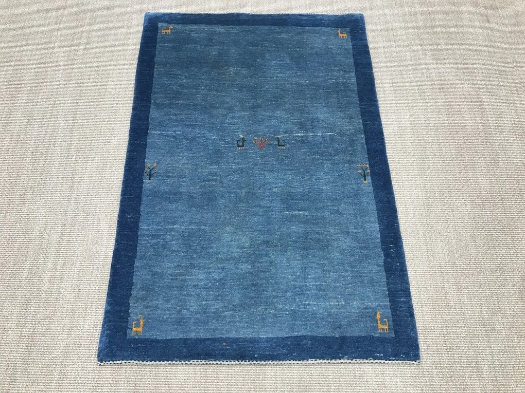 Gashguli Tappeto persiano 150 x 100 Blu (Iran) Annodato A Mano