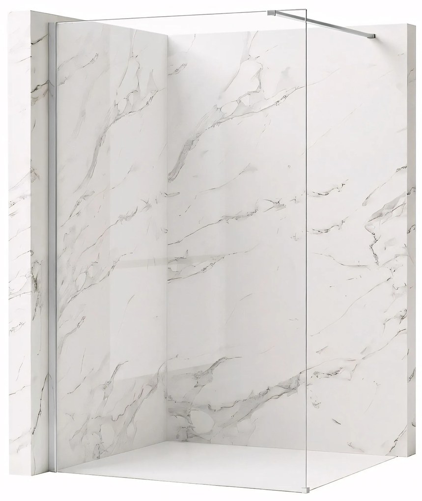 Parete doccia Rea Flexi Transparent / Chrome 70