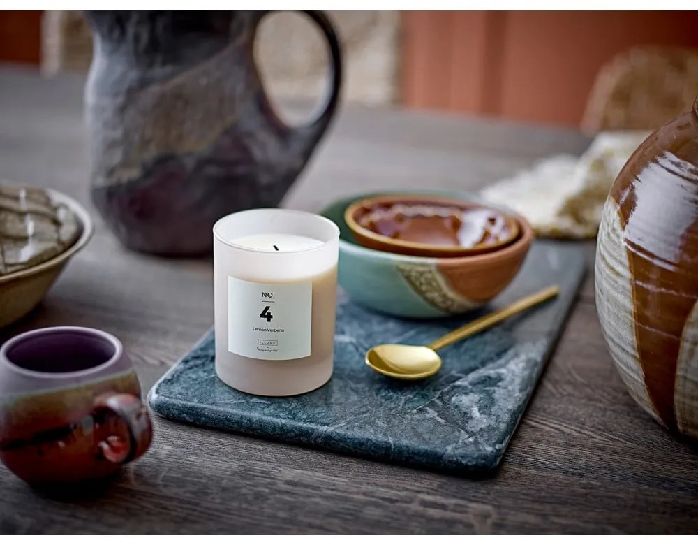 Candela profumata tempo di combustione 50 h No. 4 Lemon Verbena - ILLUME x Bloomingville