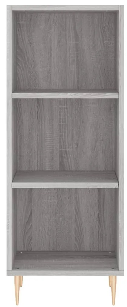 Credenza Grigio Sonoma 34,5x32,5x180 cm in Legno Multistrato