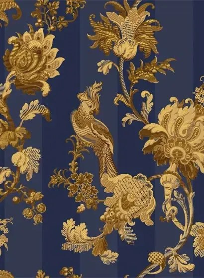 Cole & Son Carta da parati Zerzura - Royal Blue & Gold