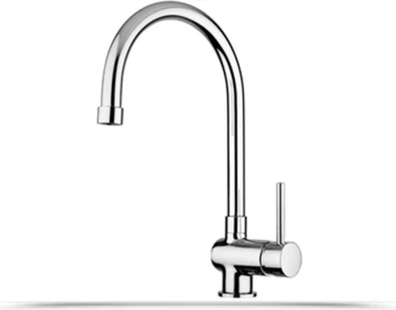 Miscelatore Lavello canna orientabile con Doccetta Estraibile Paffoni Serie Stick Cromato SK185CR