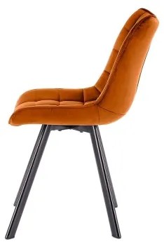 Sedia da pranzo COMORO, 1 pezzo, marrone cannella