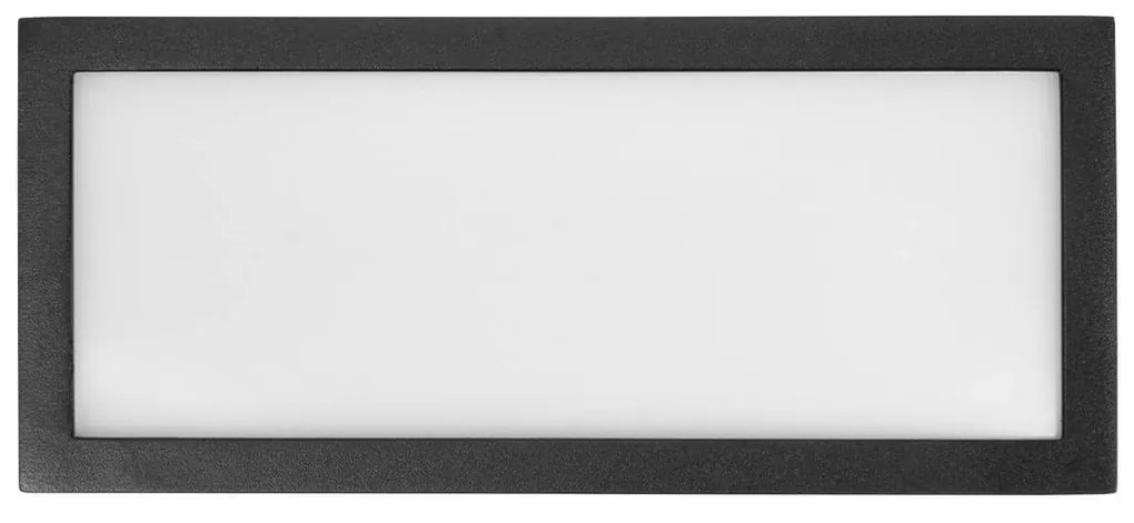 Applique Flute Design - E27 Nero per Esterni IP65