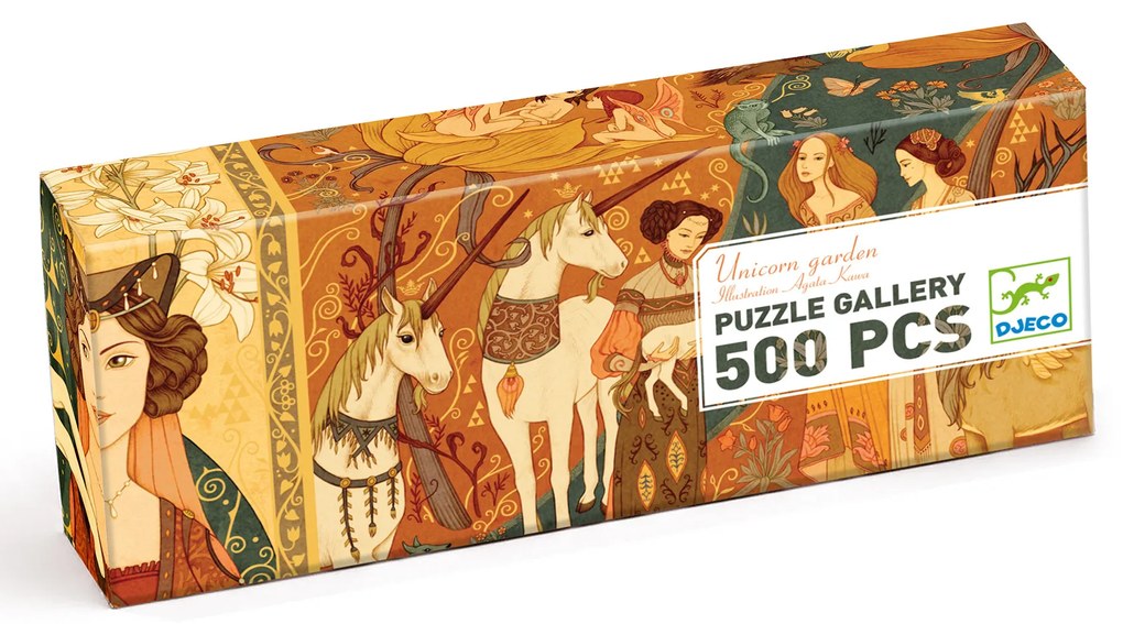 Puzzle - giardino degli unicorni - 500 pezzi