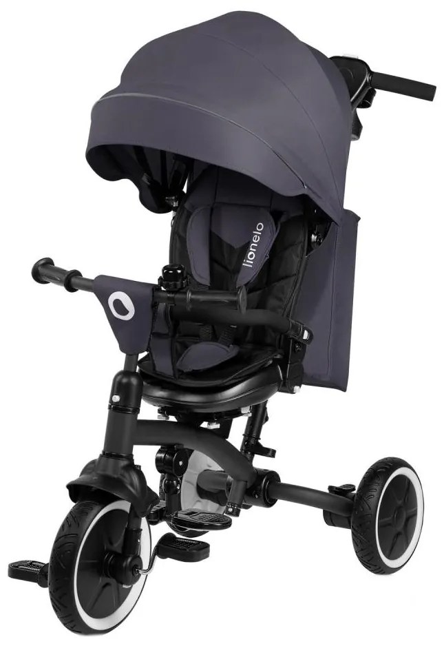 Lionelo - Triciclo per bambini TRIS PLUS Grigio Pietra