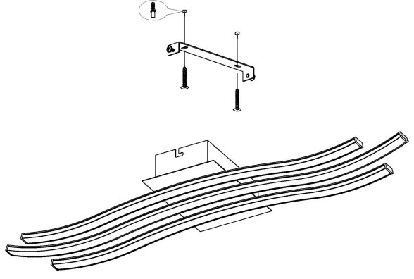 Eglo 99321 - Plafoniera LED RONCADE LED/21W/230V