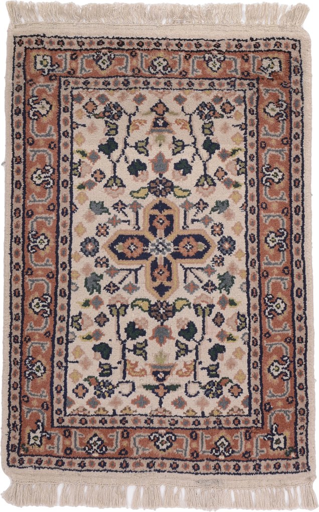 Persian Tappeto orientale 80x60 (Indian) Annodato A Mano