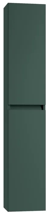 Colonna per mobile bagno Kora 2 ante P 27 x L 30 x H 160 cm laccato opaco verde foresta