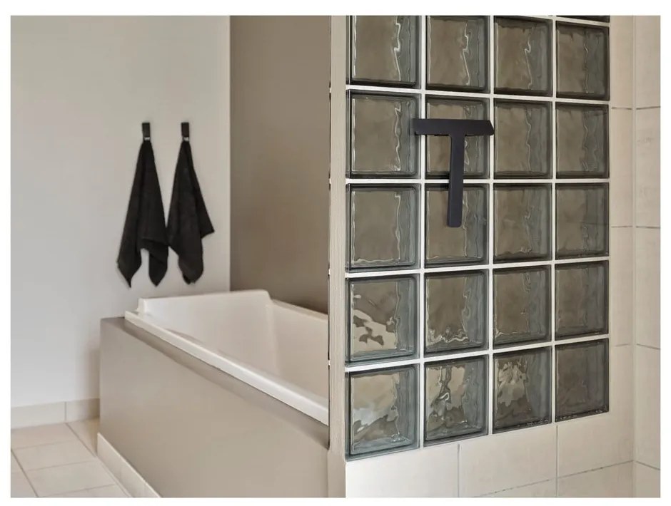 Gancio da parete nero in metallo Ume – Zone