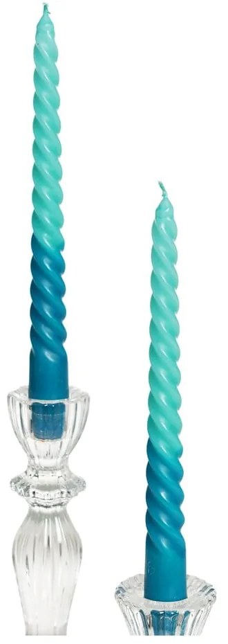 Candele in set da 4 pezzi tempo di combustione 3 h Dip Dye - Rex London