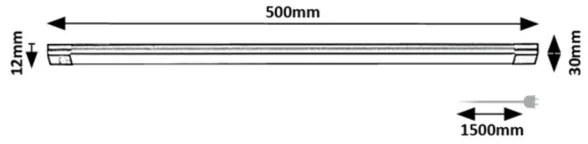 Rabalux 78026 - Lampada LED sottopensile con sensore HANSON LED/8W/230V 3000K