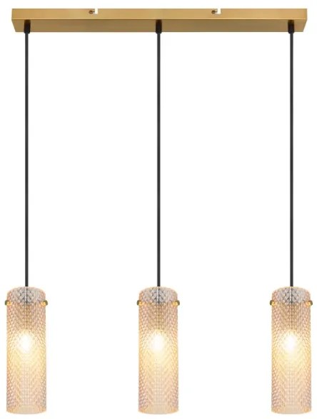 Globo 15775-3H - Lampadario a sospensione con filo KAROLO 3xE14/40W/230V