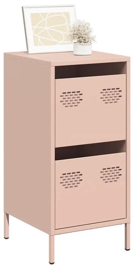 Credenza Rosa 35x39x73,5 Cm İn Acciaio Laminato A Freddo /