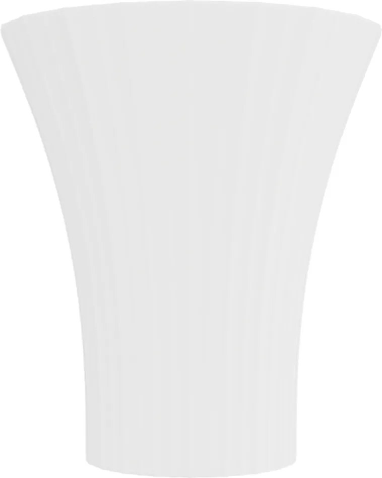 Applique Conica da Parete 2xG9 Rigata Bidirezionale in Gesso