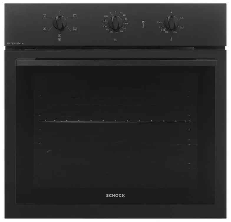 Forno da incasso elettrico multifunzione ventilato  SCHOCK F605SFP52BK pulizia manuale
