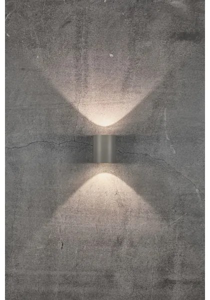 Nordlux - Applique LED da esterno CANTO 2xLED/5,5W/230V IP44 grigio