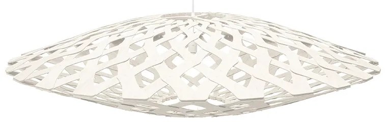 David Trubridge - Flax Lampada a Sospensione Ø110 2 Lati Bianco David Trubridge