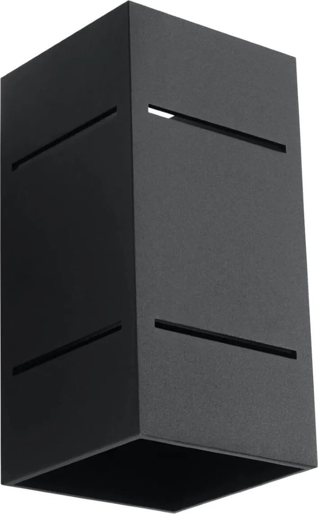 Applique da Parete Rettangolare BLOCCO G9 in Alluminio