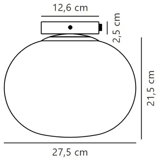 Nordlux - Plafoniera ALTON 1xE27/25W/230V