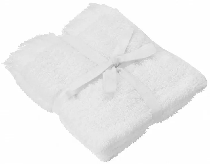 Set di 2 asciugamani in cotone bianco 30x50 cm Frino - Blomus