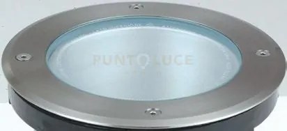 Faro a incasso calpestabile drive acciaio 1 luce attacco e27 ip67 1...