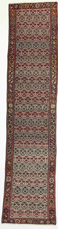 Malayer Tappeto 80x370 (Iran) Annodato A Mano