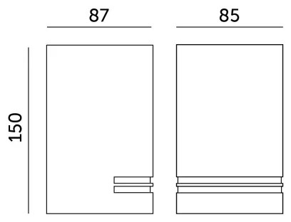 Applique da esterno QUAZAR 1xGU10/11W/230V IP44