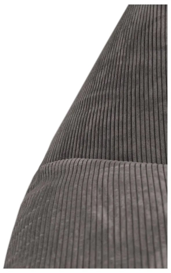 Pouf a sacco per bambini marrone con rivestimento in velluto a coste Razzy – SLOWDOWN