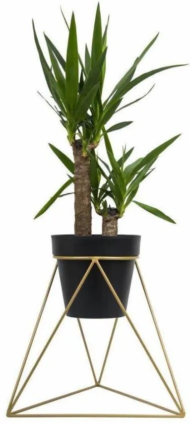 Portavasi TRIANGL 40x45 cm oro