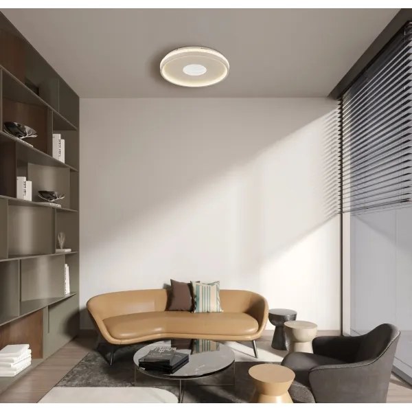 Globo 48563-30S - Lampada da soffitto LED dimmerabile SHIRLEY 30W/230V 2700-6500K Ø 41 cm + telecomando