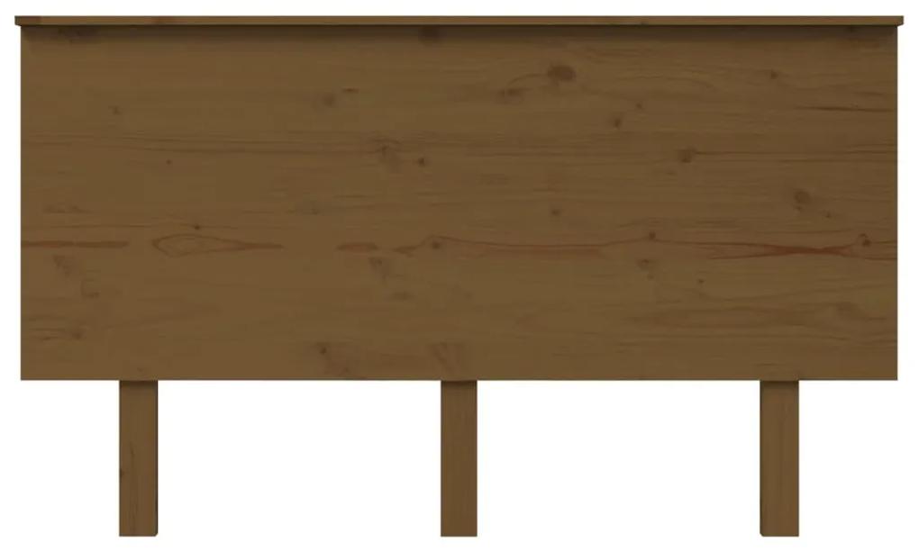 Testiera per letto miele 139x6x82,5cm in legno massello di pino