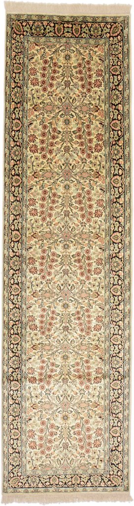 Cashmere Silk Tappeto 300x80 (Indian) Annodato A Mano