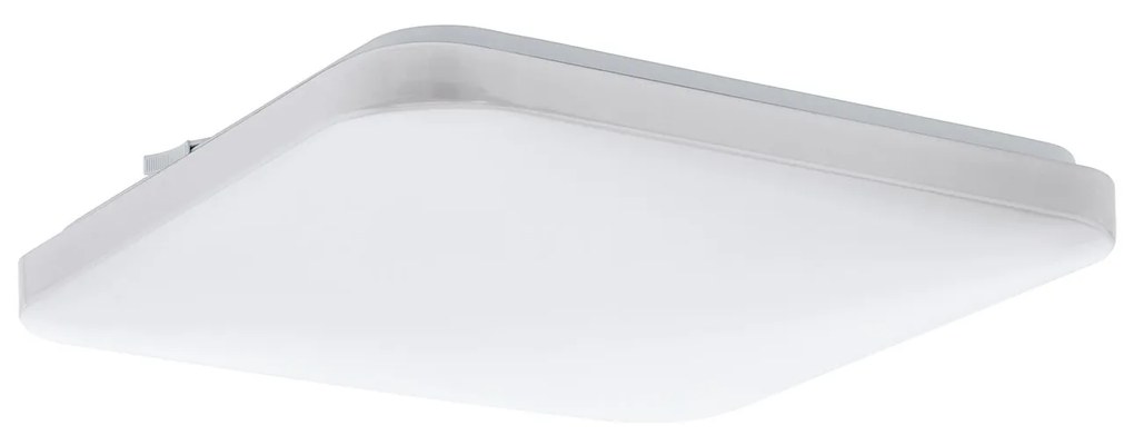 Plafoniera Moderna Frania Acciaio Bianco Luce Led 14,6W