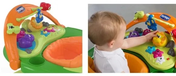 Chicco - Passeggino per bambini WALKY TALKY 2xAA verde