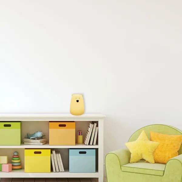 Rabalux 5409 - LED RGB Lampada per bambini BALOO LED/0,4W/5V orso