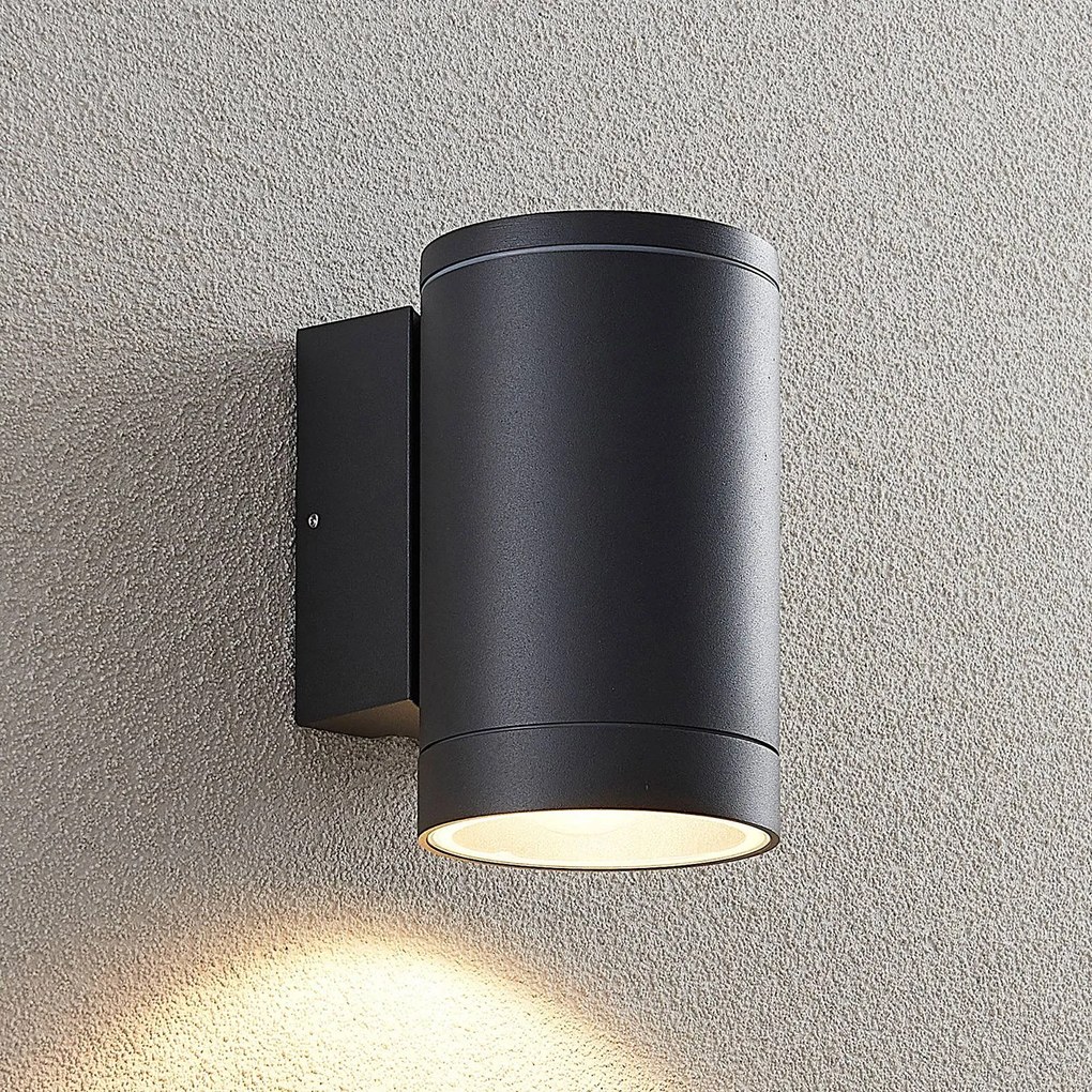 Applique da esterni Thomke Lucande, dimmerabile, Alluminio / Grigio / Zincato, Alluminio, Moderno, Applique da esterni