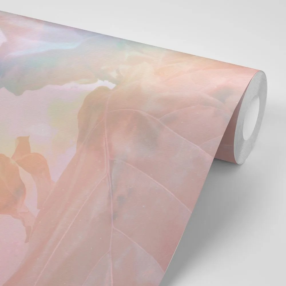 Carta da parati – Foglie Arcobaleno