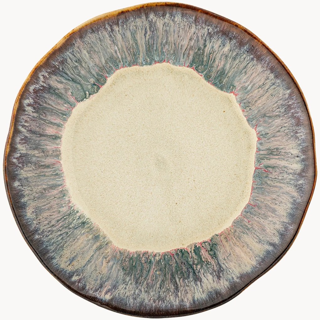 Piatto da dessert con smalto reattivo Imogen