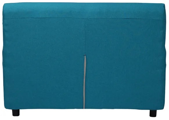 Divano 2 posti Turchese - tessuto sfoderabile 124 cm BOLOGNA