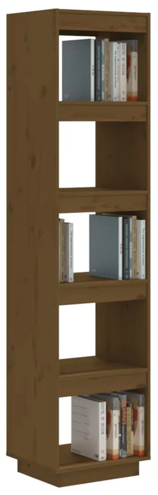 Libreria/Divisorio Miele 40x35x167 cm in Legno Massello di Pino