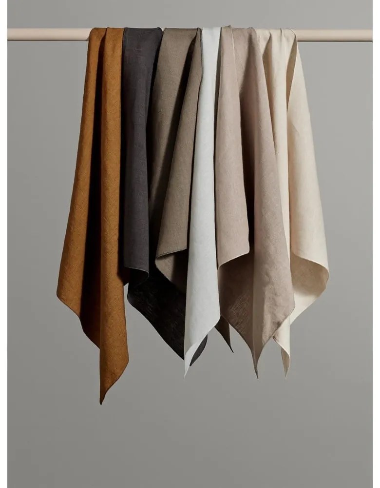 Tovagliolo di lino nero, 42 x 42 cm Lineo - Blomus