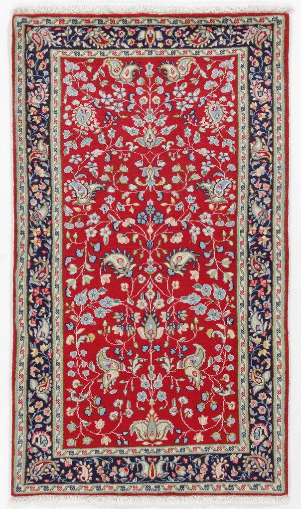 Kerman Tappeto 80x130 (Iran) Annodato A Mano