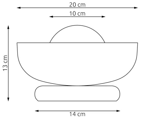 Lampada da tavolo OZZY 1xG9/8W/230V nera