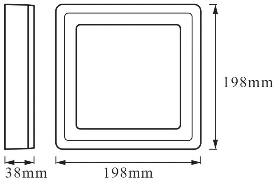 Ledvance - Plafoniera LED CLICK LED/15W/230V