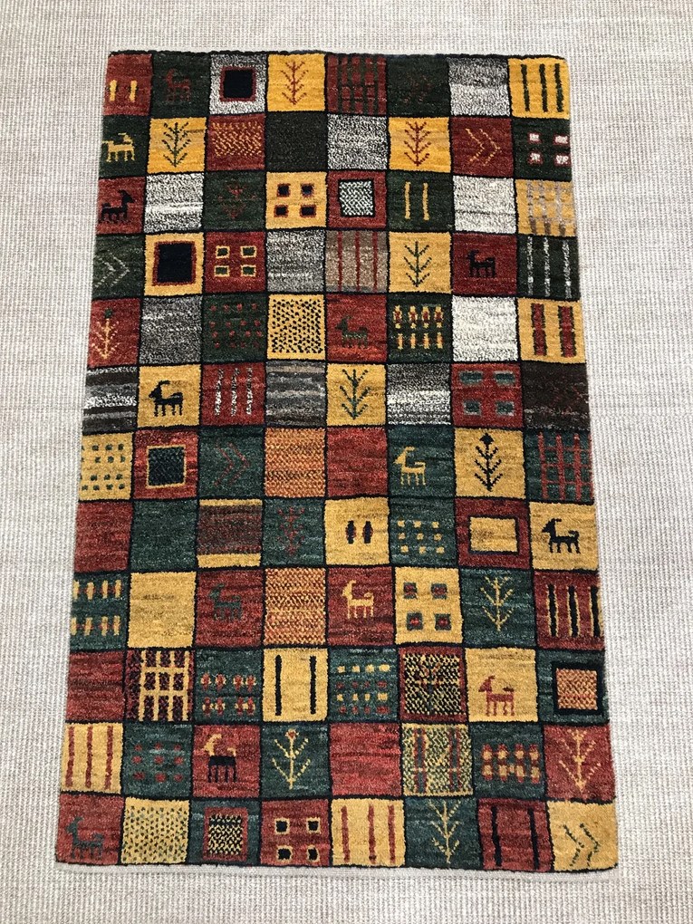 Gabbeh Tappeto persiano 130 x 80 (Iran) Annodato A Mano