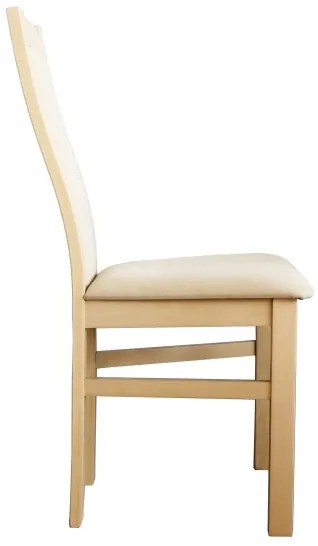 Sedia da pranzo ZOE rovere/crema