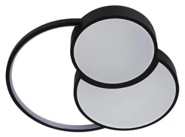 Plafoniera LED dimmerabile LED/60W/230V 3000-6500K nero +remote telecomando